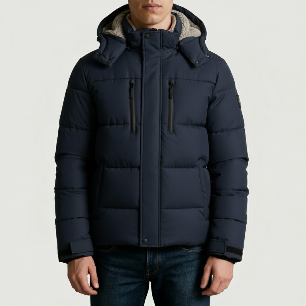 Lunvumo | Warme Heren Winterjas met Fleecevoering