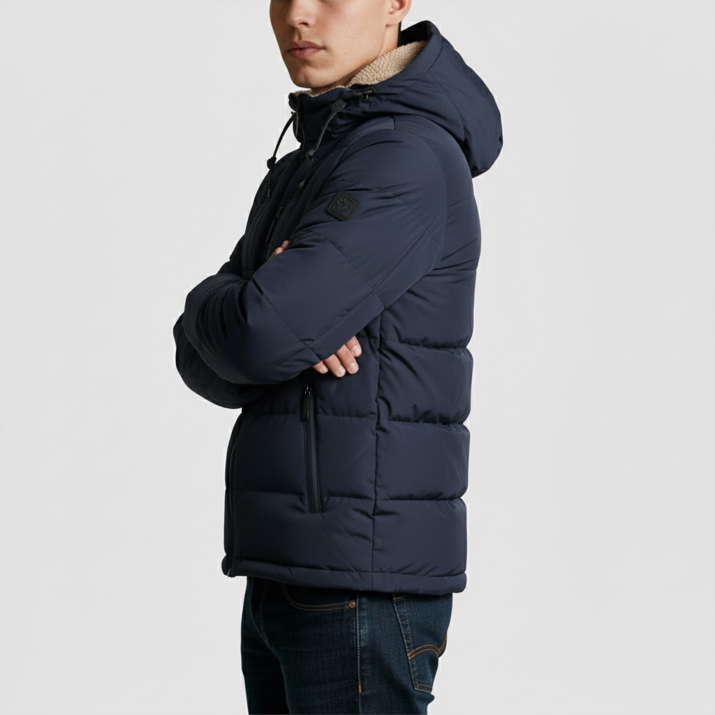 Lunvumo | Warme Heren Winterjas met Fleecevoering